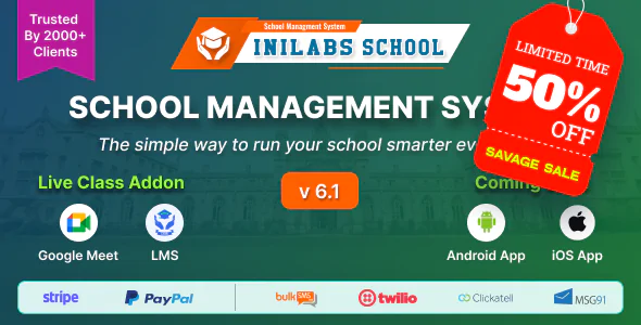 Inilabs School Express : School Management System