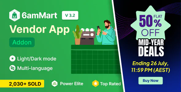 6amMart - Vendor App